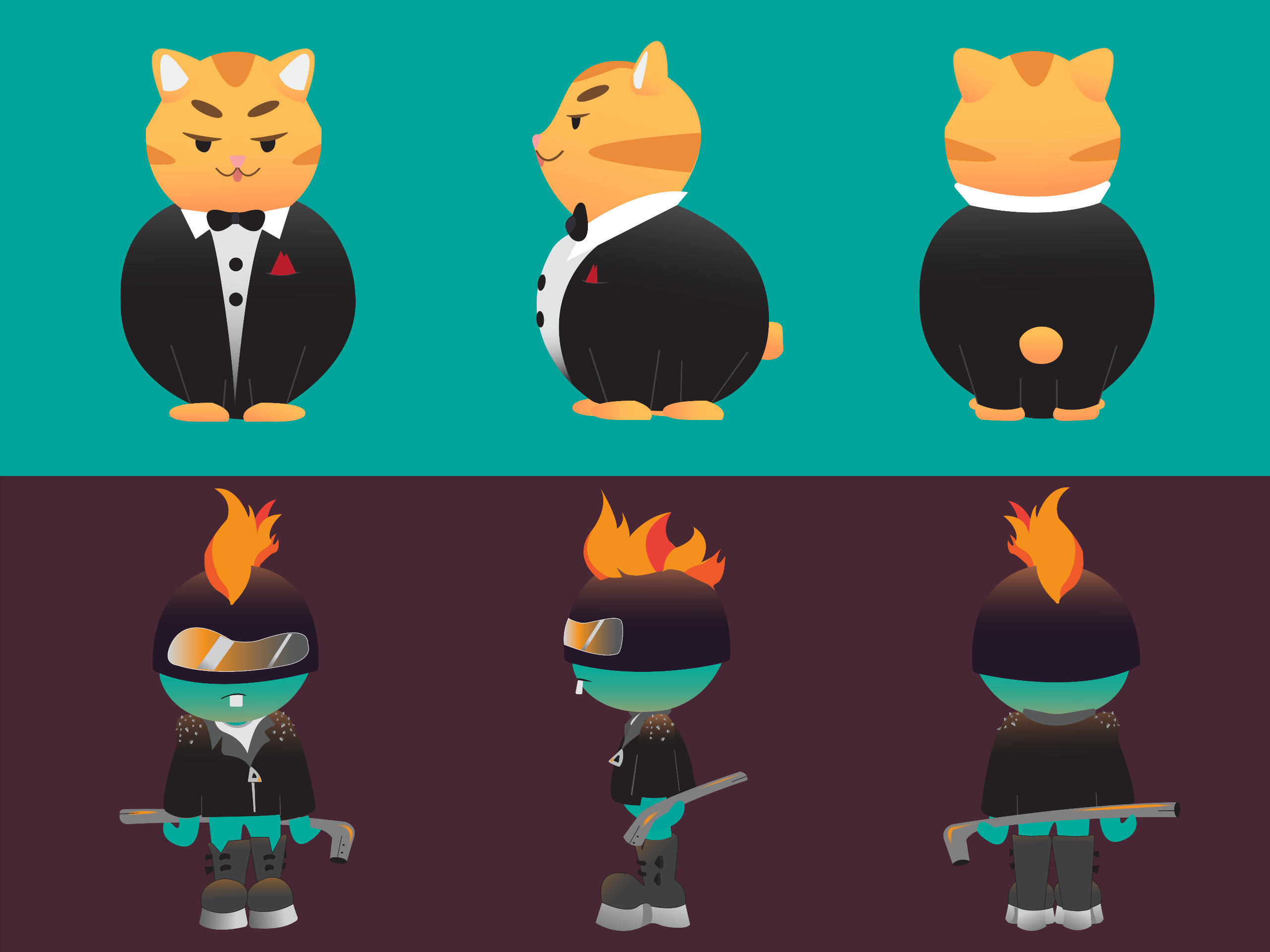 Mascot Turn-around