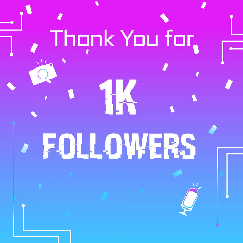 1K Follower Insta Post
