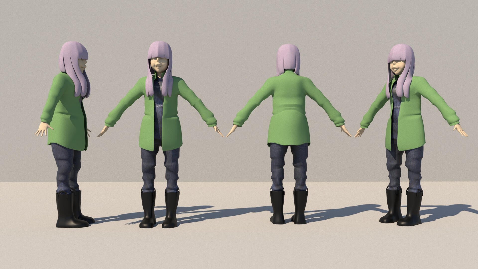 3D Model Turn-around