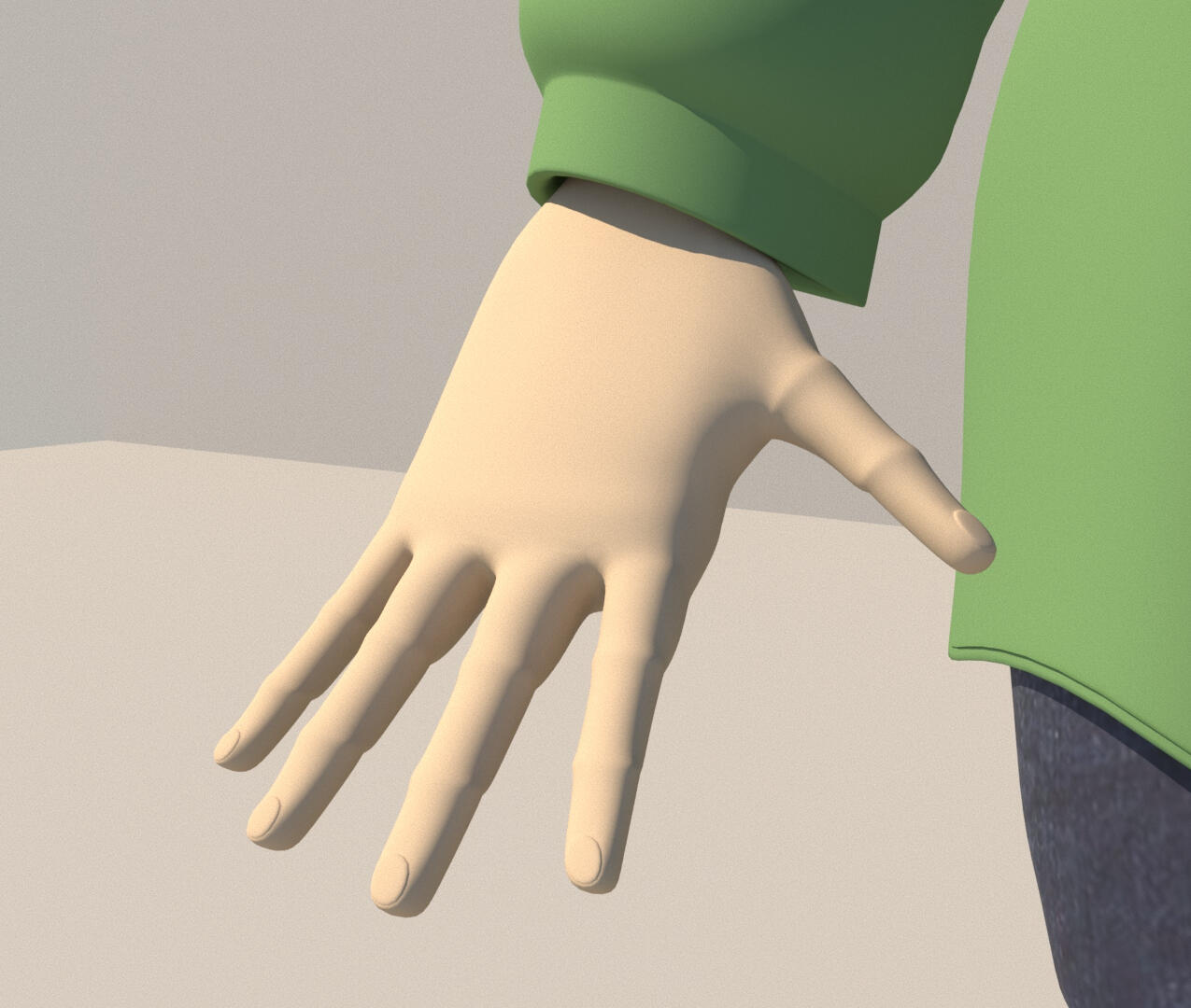 Hand Close-Up